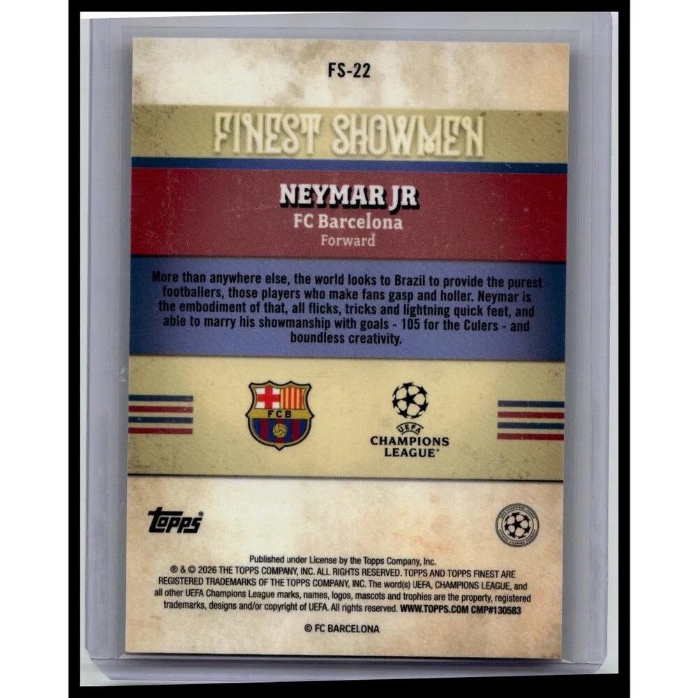 2025-26 Finest UEFA Club Competitions } Neymar Jr Finest Showmen